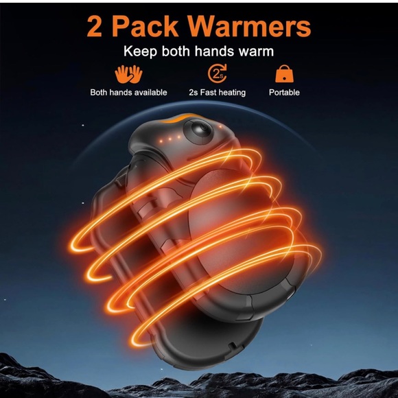 Hand Warmers Rechargeable 2 Pack, 6000mAh Chameleon Hot Hands Hand Warmers - Picture 8 of 12